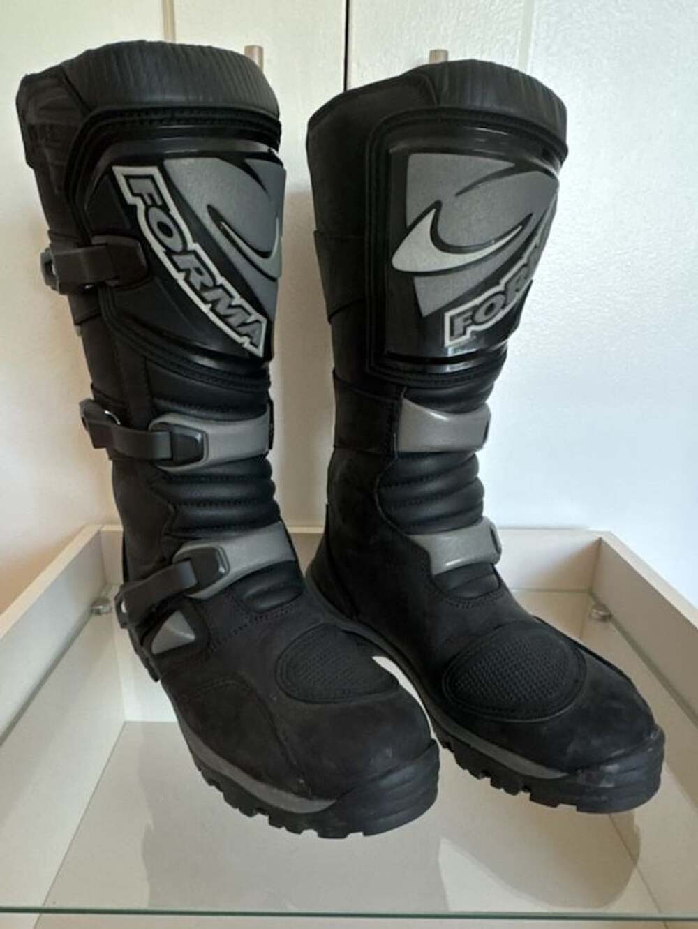 Forma Adventure Dry Motorcycle Boots Black Size 43 Riding Like New